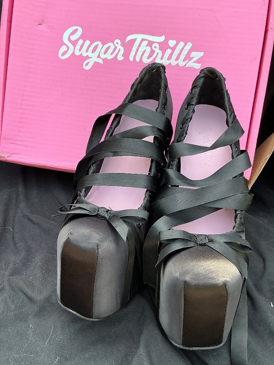 Dolls Kill Shoes - Dolls Kill Sugar Thrillz platform heels
